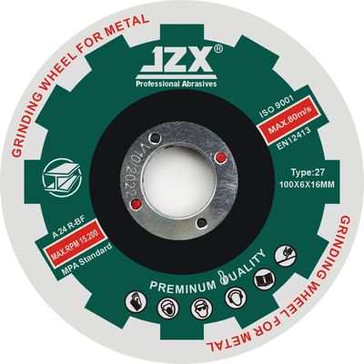 T27 4X1 / 4X7 / 8 EN12413 এঙ্গেল গ্রাইন্ডারগুলির জন্য ধাতব কাটিং ডিস্ক