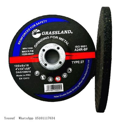 4 &quot;X 1/4&quot; X 5/8 &quot;Grinder En12413 Abrasive Cutting Discs