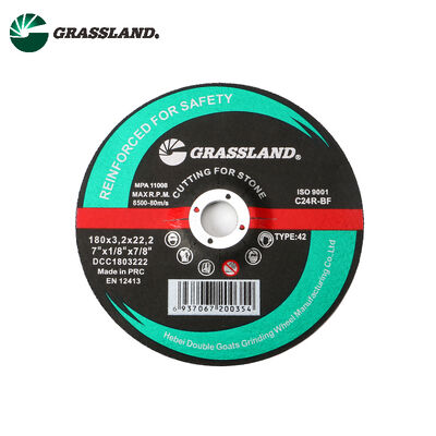 রজন পাথর কাটিং ডিস্ক ১৮০মিমি ব্যাস ৩.২মিমি পুরুত্ব ২২.২মিমি ছিদ্রের আকার উচ্চ গতির অ্যাঙ্গেল গ্রাইন্ডারের সাথে সামঞ্জস্যপূর্ণ