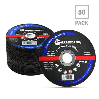 105 X 1 X 16 MM মাল্টিলেভেল গ্লাস ফাইবার জাল এবং রেজিন বন্ডযুক্ত উপাদান সহ মেটাল গ্রাইন্ডিং ডিস্ক