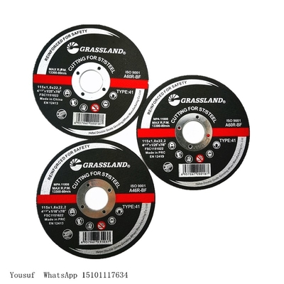 4.5&quot; 115x1x22.2mm 4 1/2 ধাতুর জন্য অ্যাঙ্গেল গ্রাইন্ডার ডিস্ক